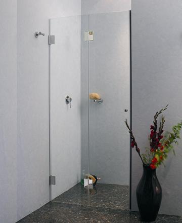 Nischen-Türen-Duschkabine - Falttür innen - F1N